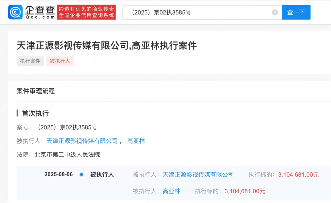 体育皇冠信用網_《家有儿女》“夏东海”扮演者高亚麟被列为被执行人体育皇冠信用網，788万元股权已被冻结